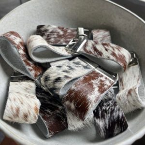 Cowhide Key Rings